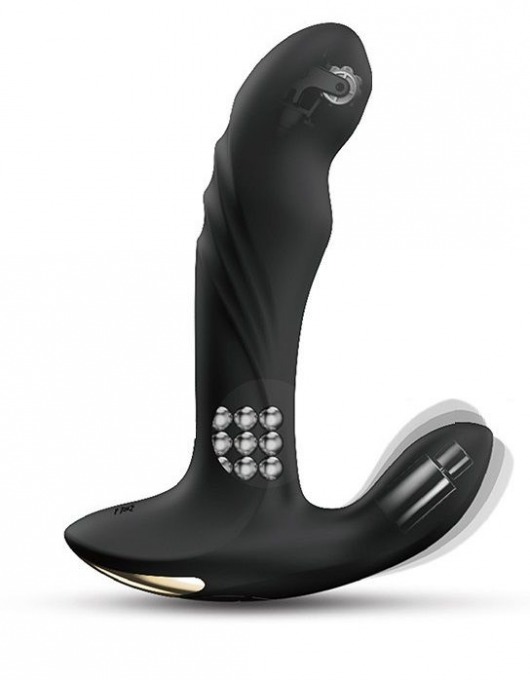 Черный вибромассажер простаты Multi P-Joy с 3 моторами - Dorcel - в Липецке купить с доставкой