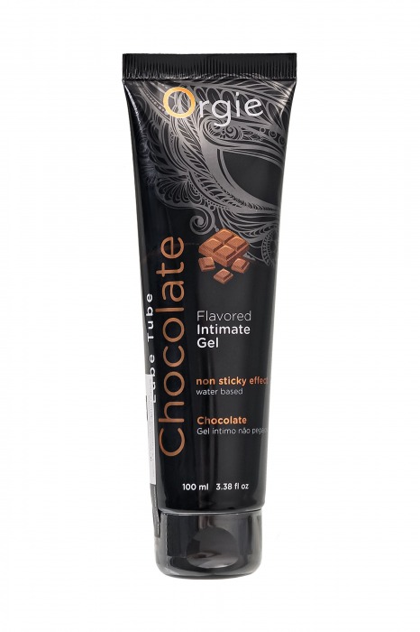 Интимный гель на водной основе Lube Tube Chocolate с шоколадным вкусом - 100 мл. - ORGIE - купить с доставкой в Липецке