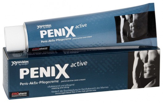 Возбуждающий крем для мужчин PeniX active - 75 мл. - Joy Division - купить с доставкой в Липецке