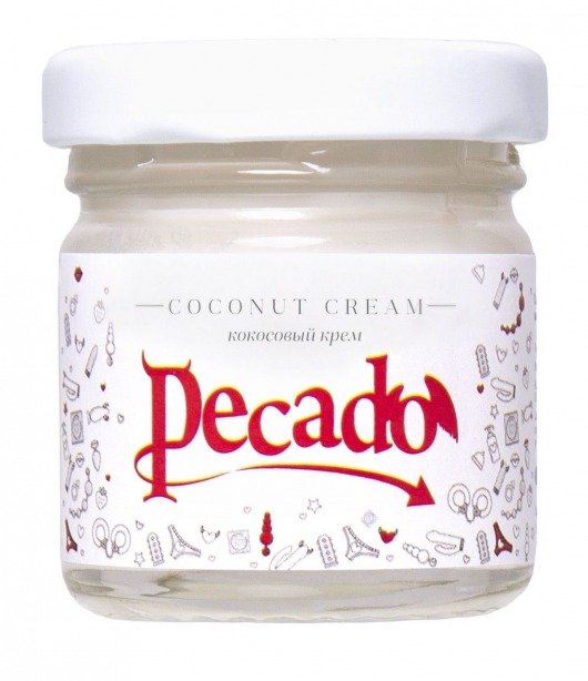 Массажная свеча Сoconut Cream - 35 мл. - Pecado - купить с доставкой в Липецке
