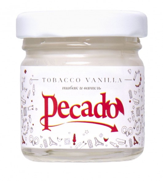 Массажная свеча Tobacco Vanilla - 35 мл. - Pecado - купить с доставкой в Липецке
