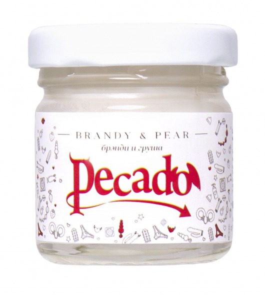 Массажная свеча Brandy   Pear - 35 мл. - Pecado - купить с доставкой в Липецке