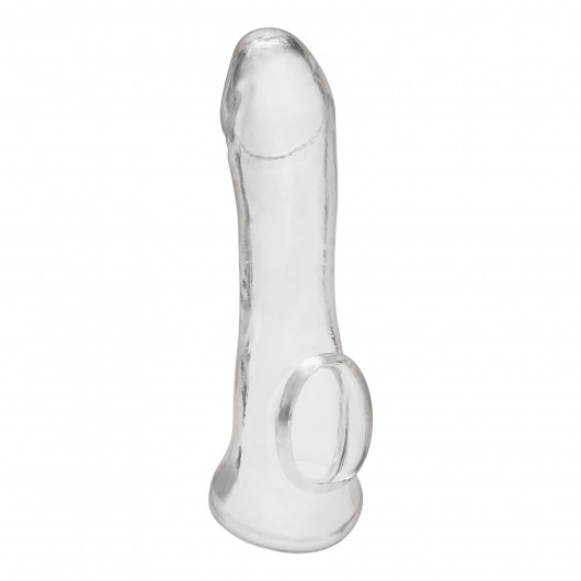 Прозрачная насадка на пенис Transparent Penis Enhancing Sleeve Extension - 15,9 см. - BlueLine - в Липецке купить с доставкой