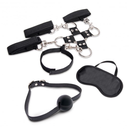 Набор для фиксации из 7 предметов Hogtie   Ball Gag Kit - Lux Fetish - купить с доставкой в Липецке