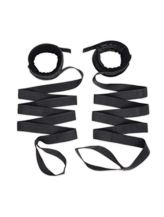 Эротический набор 4PC Bondage Bed Strap   Flogger Kit - Lux Fetish - купить с доставкой в Липецке