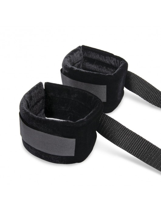 Эротический набор 4PC Bondage Bed Strap   Flogger Kit - Lux Fetish - купить с доставкой в Липецке