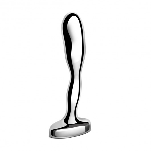 Стальной стимулятор простаты Stainless Steel Prostate Plug - 11,5 см. - b-Vibe - в Липецке купить с доставкой