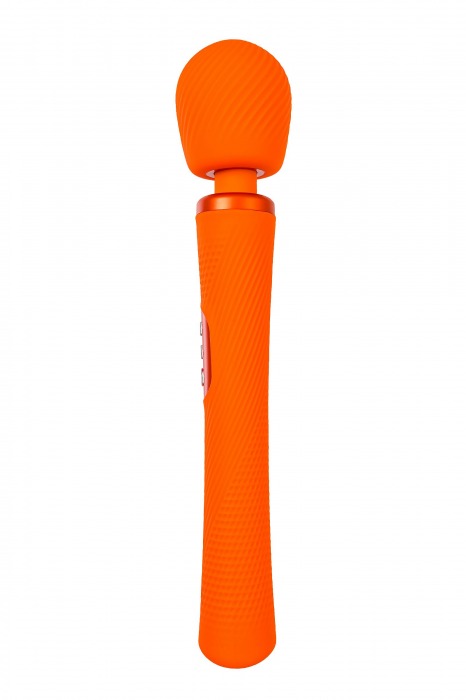 Оранжевый вибромассажер Vim Vibrating Wand - 31,3 см. - Fun Factory