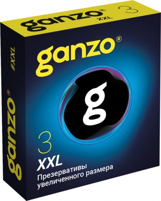 Презервативы увеличенного размера Ganzo XXL - 3 шт. - Ganzo - купить с доставкой в Липецке