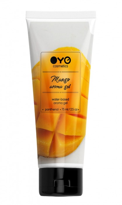 Лубрикант на водной основе OYO Aroma Gel Mango с ароматом манго - 75 мл. - OYO - купить с доставкой в Липецке