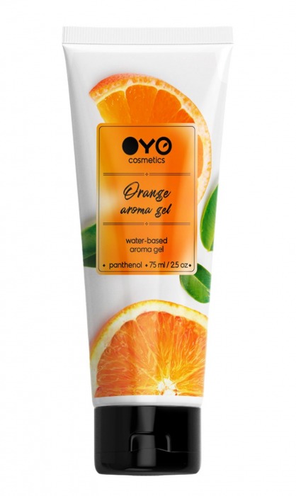 Лубрикант на водной основе OYO Aroma Gel Orange с ароматом апельсина - 75 мл. - OYO - купить с доставкой в Липецке