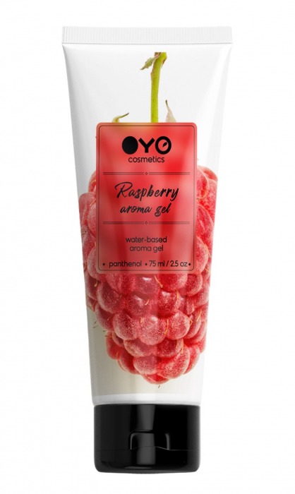 Лубрикант на водной основе OYO Aroma Gel Raspberry с ароматом малины - 75 мл. - OYO - купить с доставкой в Липецке