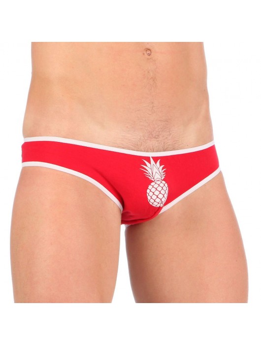 Мужские мини-слипы с белой окантовкой Pineapple - Boefje купить с доставкой