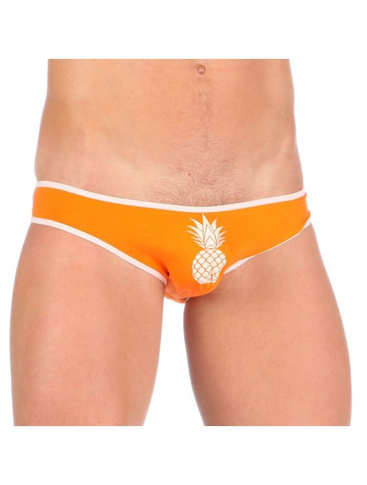 Мужские мини-слипы с белой окантовкой Pineapple - Boefje купить с доставкой