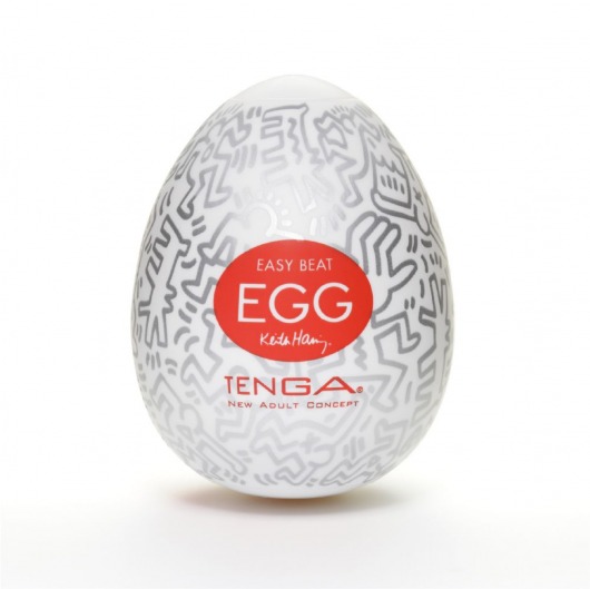 Мастурбатор-яйцо Keith Haring EGG PARTY - Tenga - в Липецке купить с доставкой