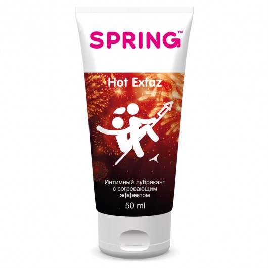 Согревающие интимный лубрикант Spring Hot Extaz - 50 мл. - SPRING - купить с доставкой в Липецке