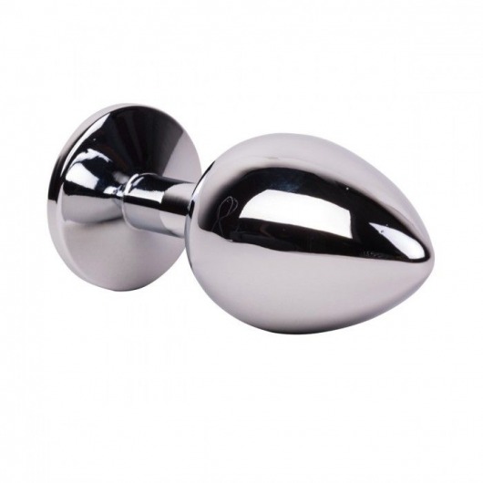 Большой стальной плаг с желтым кристаллом Sweet Lemon - 9,5 см. - Erotic Fantasy - купить с доставкой в Липецке