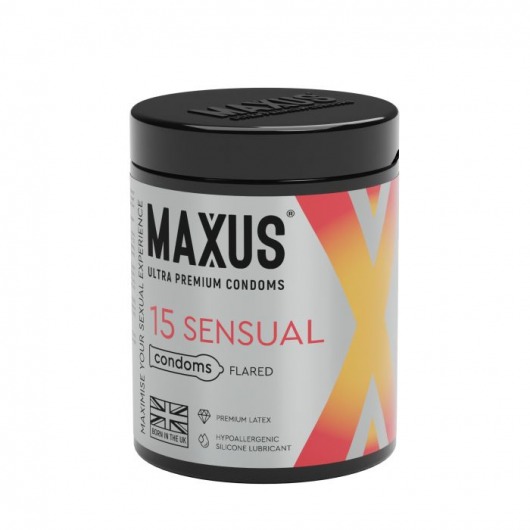 Анатомические презервативы MAXUS Sensual - 15 шт. - Maxus - купить с доставкой в Липецке