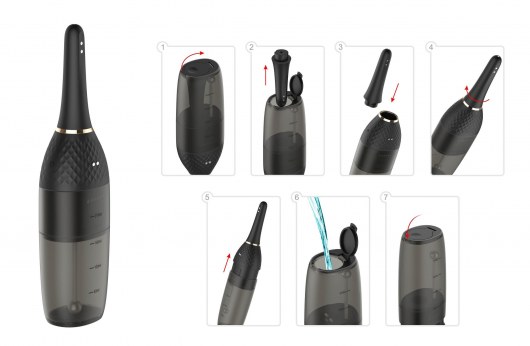 Автоматический анальный душ Aquarius - HOT planet - купить с доставкой в Липецке