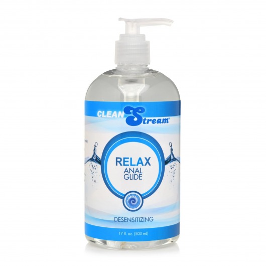 Анальный лубрикант на водной основе Relax Desensitizing Anal Lube - 503 мл. - XR Brands - купить с доставкой в Липецке