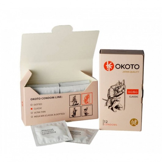 Презервативы OKOTO Classic - 12 шт. - Sitabella - купить с доставкой в Липецке