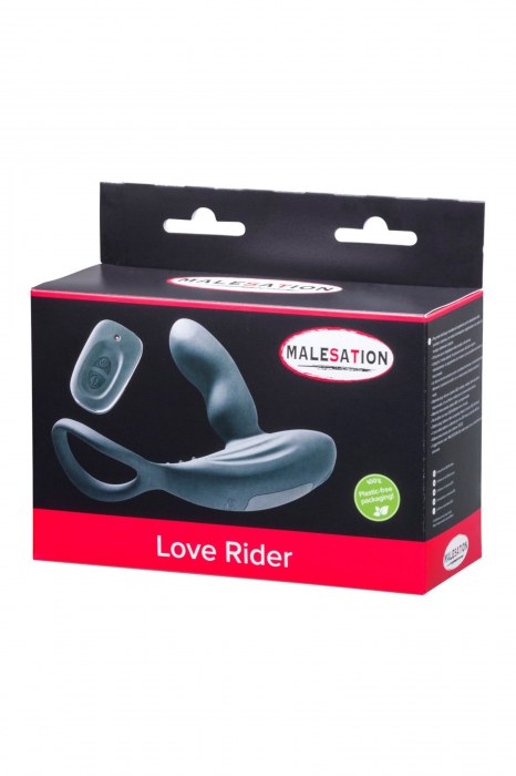 Стимулятор простаты с эрекционным кольцом Love Rider - MALESATION - в Липецке купить с доставкой
