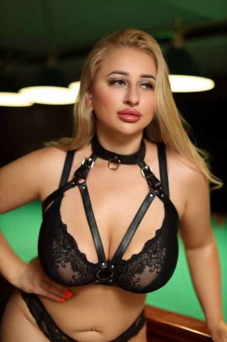 Черная кожаная сбруя с ошейником plus size из нежной кожи - БДСМ Арсенал - купить с доставкой в Липецке