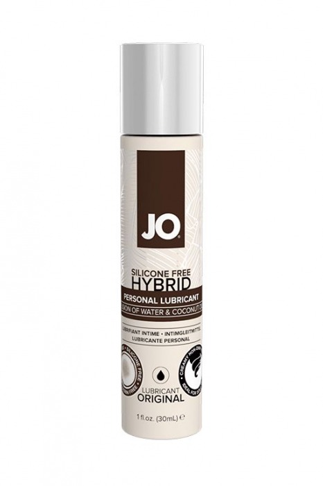 Водно-масляный лубрикант JO Silicon free Hybrid Lubricant ORIGINAL- 30 мл. - System JO - купить с доставкой в Липецке