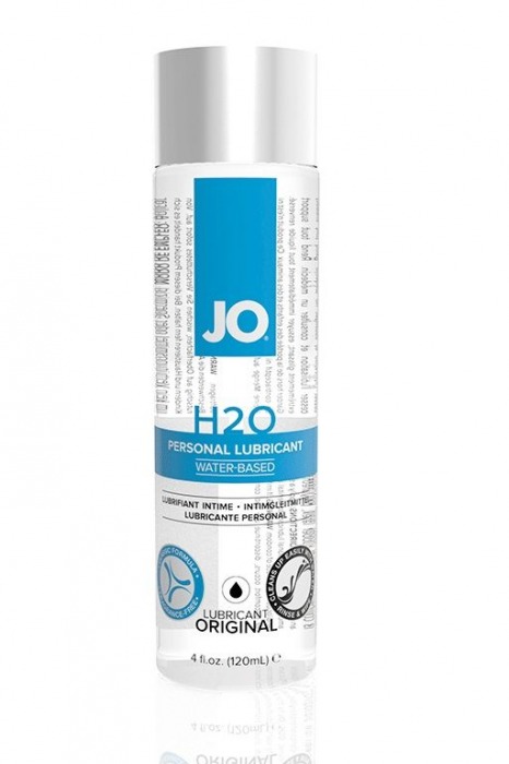 Нейтральный лубрикант на водной основе JO Personal Lubricant H2O - 120 мл. - System JO - купить с доставкой в Липецке