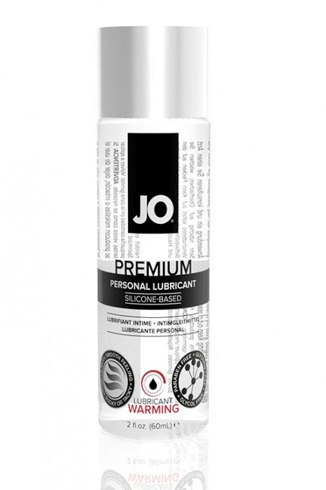 Возбуждающий лубрикант на силиконовой основе JO Personal Premium Lubricant  Warming - 60 мл. - System JO - купить с доставкой в Липецке