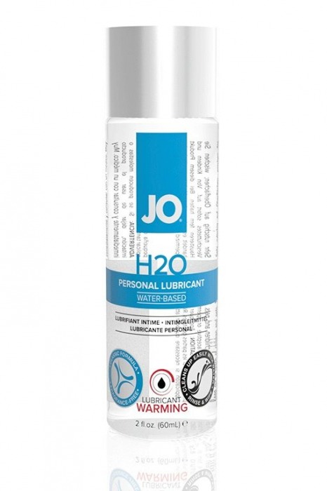 Возбуждающий лубрикант на водной основе JO Personal Lubricant H2O Warming - 60 мл. - System JO - купить с доставкой в Липецке