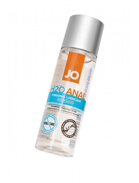 Анальный лубрикант на водной основе JO Anal H2O - 60 мл. - System JO - купить с доставкой в Липецке