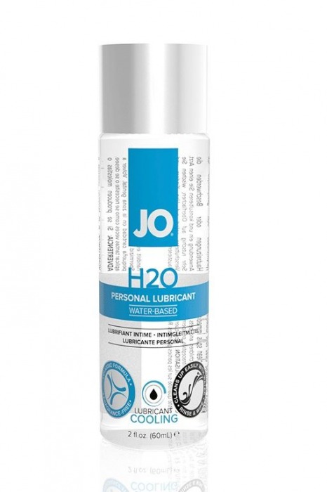 Охлаждающий лубрикант на водной основе JO Personal Lubricant H2O COOLING - 60 мл. - System JO - купить с доставкой в Липецке Охлаждающий лубрикант на водной основе JO Personal Lubricant H2O COOLING - 60 мл. - System JO - купить с доставкой в Липецке
