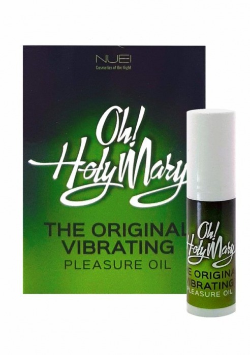 Масло унисекс с эффектом вибрации Oh! Holy Mary - 6 мл. - Nuei cosmetics - купить с доставкой в Липецке