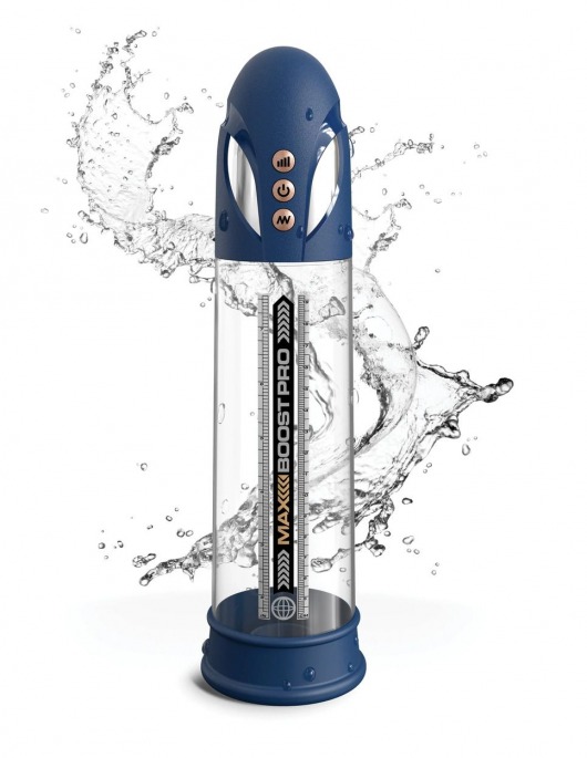 Синяя вакуумная автоматическая помпа Max Boost Pro Flow - Pipedream - в Липецке купить с доставкой