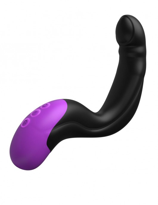 Черно-фиолетовый вибромассажёр простаты Hyper-Pulse P-Spot Massager - Pipedream - в Липецке купить с доставкой