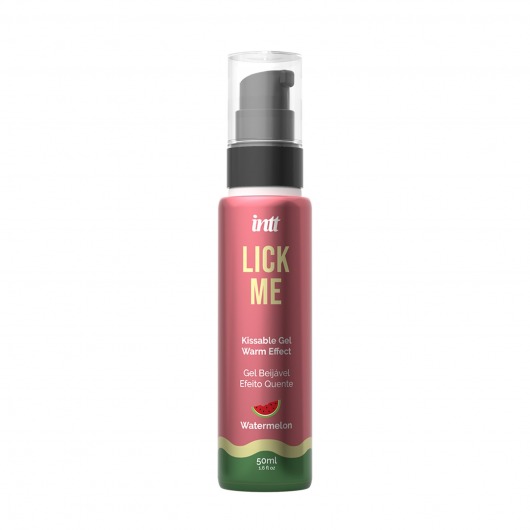 Гель Lick Me с согревающим эффектом и ароматом арбуза - 50 мл. - INTT - купить с доставкой в Липецке