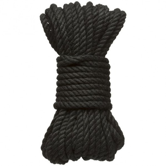 Черная верёвка для связывания и фиксации Bind Tie - 9,14 м. - Doc Johnson - купить с доставкой в Липецке