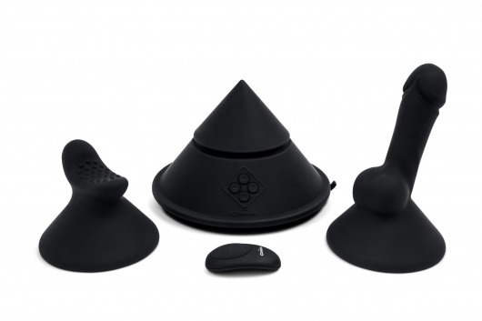 Конусный вибромассажер Cowgirl Cone с 2 насадками - CowGirl - купить с доставкой в Липецке