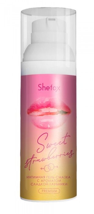 Интимная гель-смазка Shefox Premium «Сладкая клубника» - 50 мл. - Shefox - купить с доставкой в Липецке