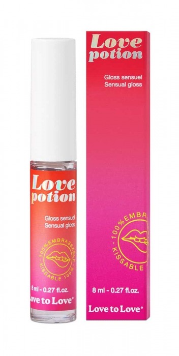 Возбуждающий блеск для губ Love Potion - 8 мл. - Love to Love - купить с доставкой в Липецке