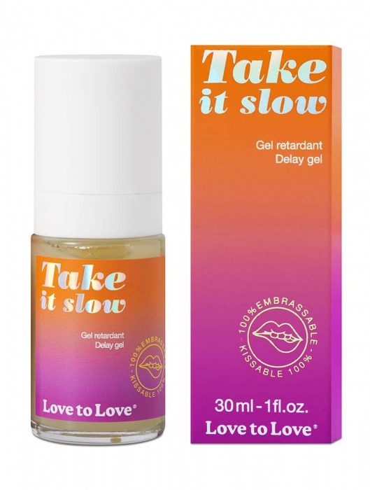 Пролонгирующий гель для мужчин Take It Slow - 30 мл. - Love to Love - купить с доставкой в Липецке