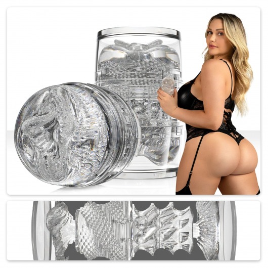 Прозрачный двусторонний мастурбатор Fleshlight Quickshot Mia Malkova - Fleshlight - в Липецке купить с доставкой