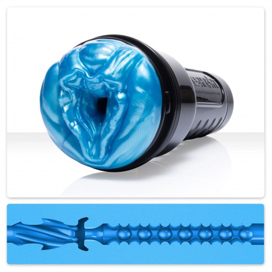 Мастурбатор-вагина Fleshlight Freaks Alien Blue Metallic - Fleshlight - в Липецке купить с доставкой