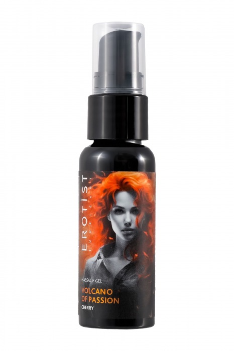 Гель с эффектом вибрации Volcano Of Passion со вкусом вишни - 25 мл. - Erotist Lubricants - купить с доставкой в Липецке