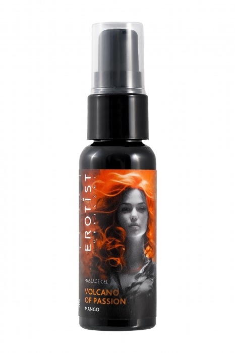Гель с эффектом вибрации Volcano Of Passion со вкусом манго - 25 мл. - Erotist Lubricants - купить с доставкой в Липецке