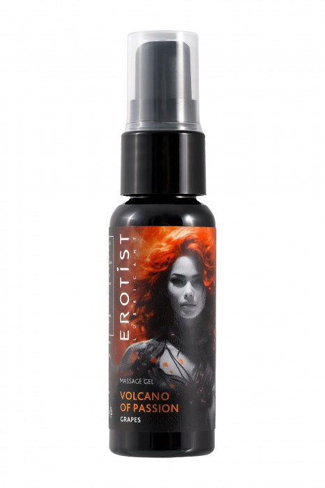 Гель с эффектом вибрации Volcano Of Passion со вкусом винограда - 25 мл. - Erotist Lubricants - купить с доставкой в Липецке