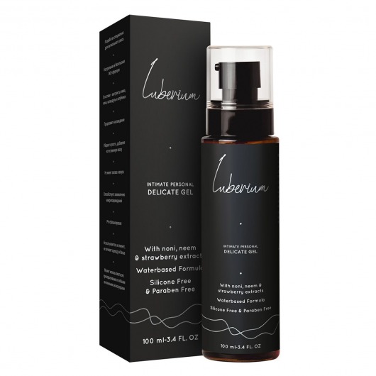 Интимный гель с экстрактами нони, нима и клубники Luberium Delicate Waterbased - 100 мл. - Luberium - купить с доставкой в Липецке