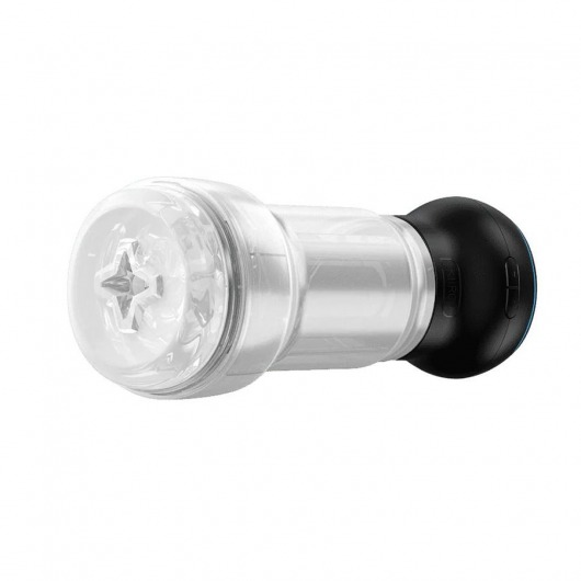 Набор PowerBlow   Feel Pocket Stroker Crystal: мастурбатор и интерактивная насадка - Kiiroo - в Липецке купить с доставкой