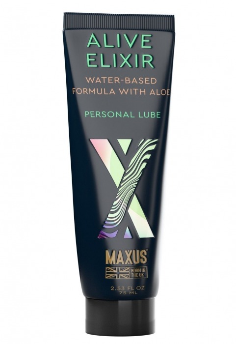 Интимный гель на водной основе MAXUS Alive Elixir - 75 мл. - Maxus - купить с доставкой в Липецке